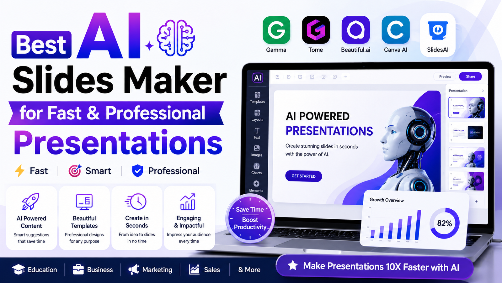 AI Slides Maker for Faster Presentations