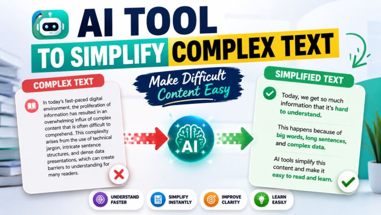AI Tool to Simplify Complex Text