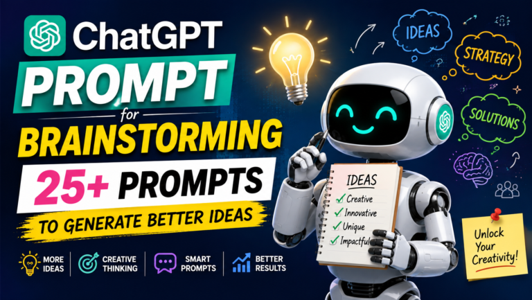 ChatGPT Prompt for Brainstorming