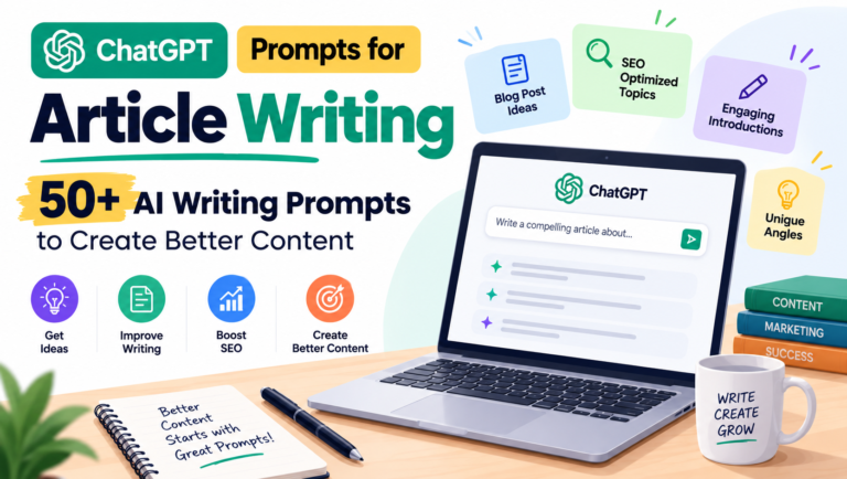 ChatGPT prompts for article writing