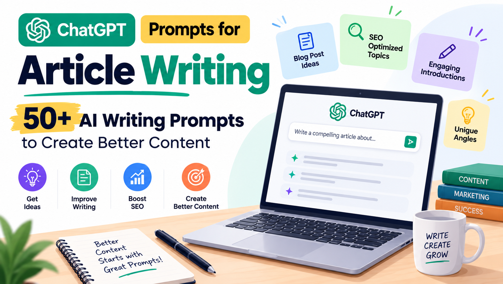 ChatGPT prompts for article writing
