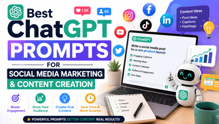 ChatGPT Prompts for Social Media Marketing