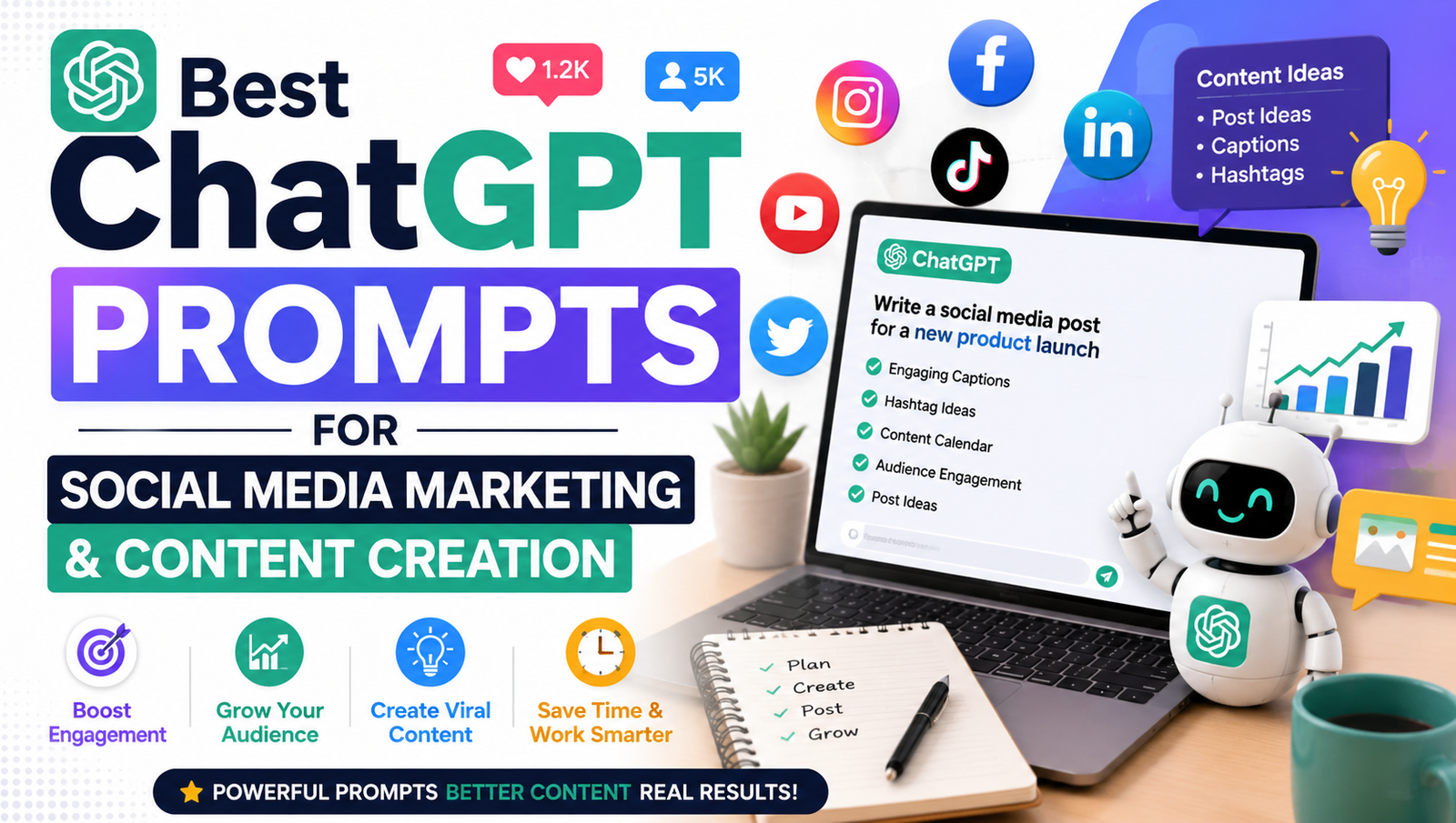ChatGPT Prompts for Social Media Marketing