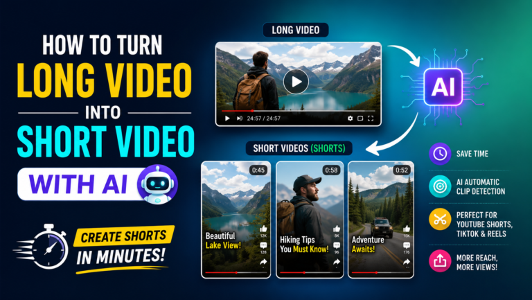 Turn Long Video Into Short Video With AI