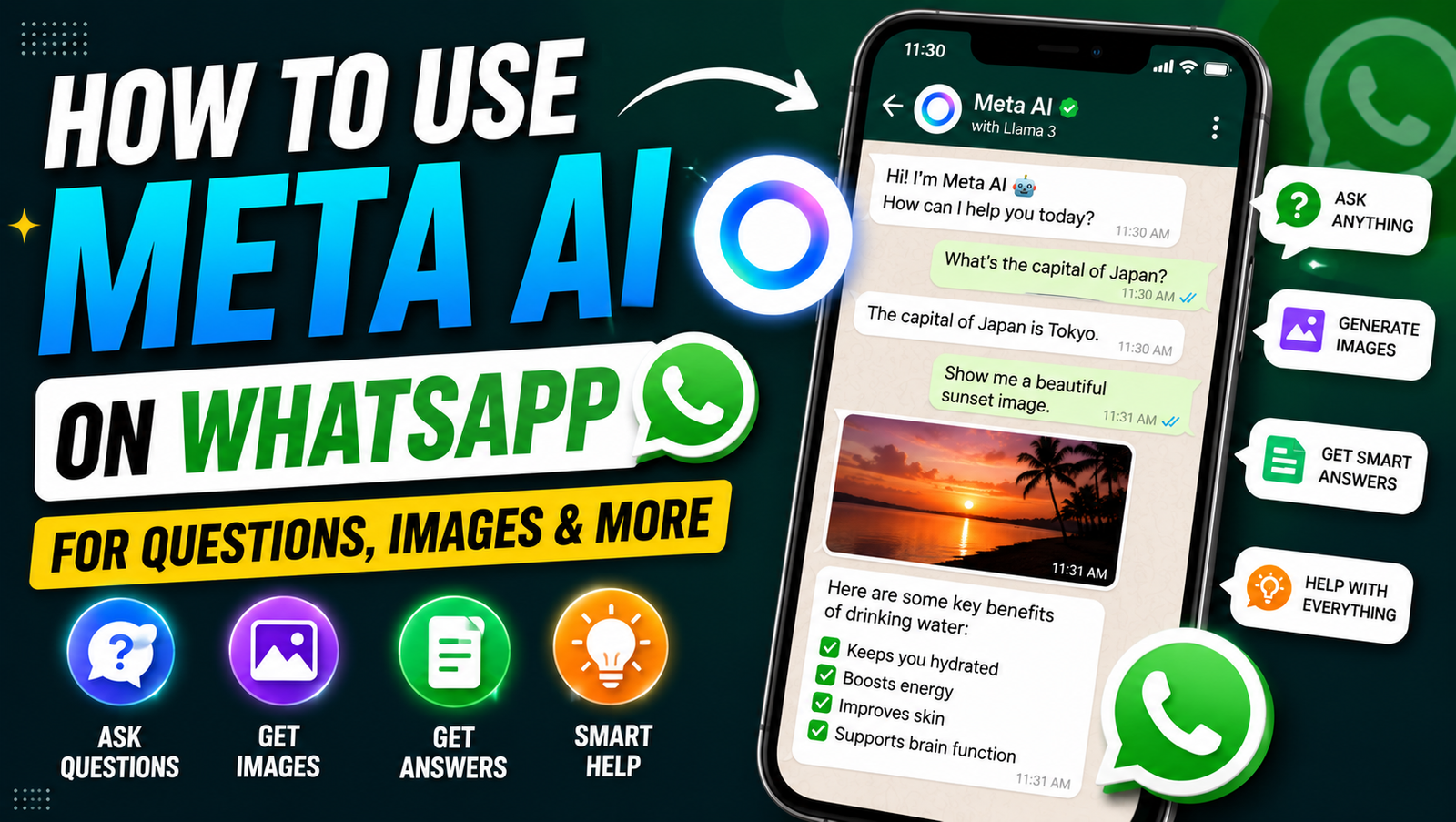 Use Meta AI on WhatsApp