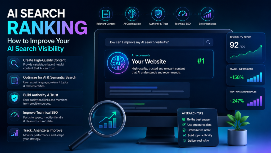 AI Search Ranking Dashboard