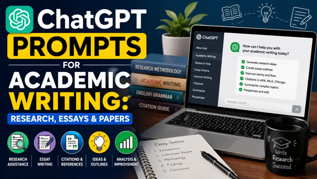 ChatGPT prompts for academic writing