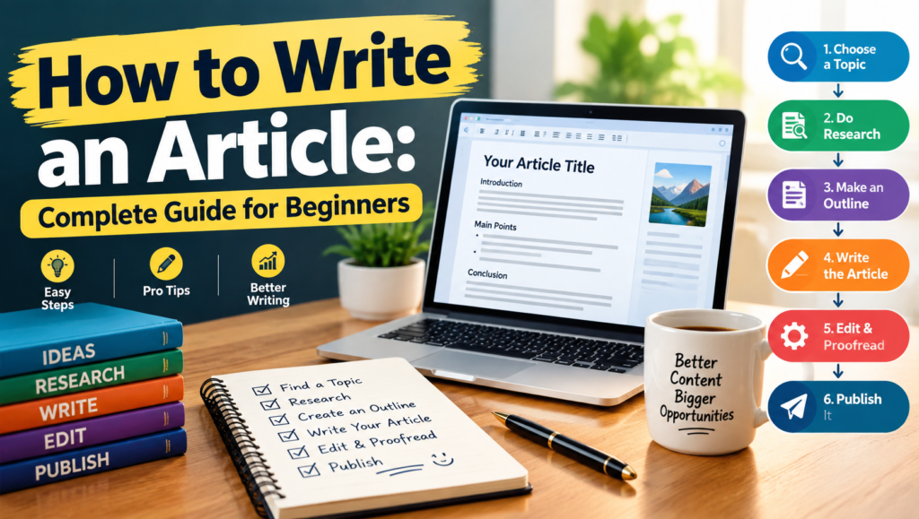 How to Write an Article Complete Guide